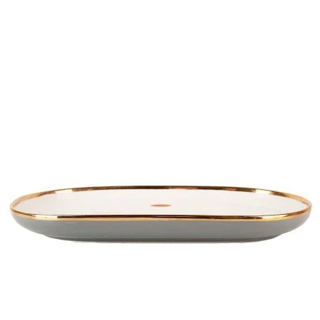 Блюдо 30*16,3*3см фарфор Royal line. Gray овальное (4/24)