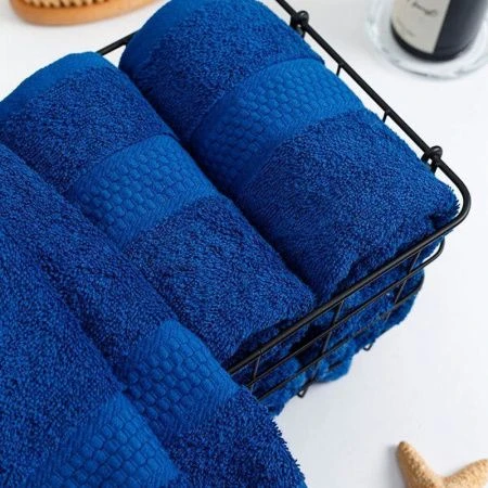 Полотенце махровое 100*150см 706 ярко-синий 400гр