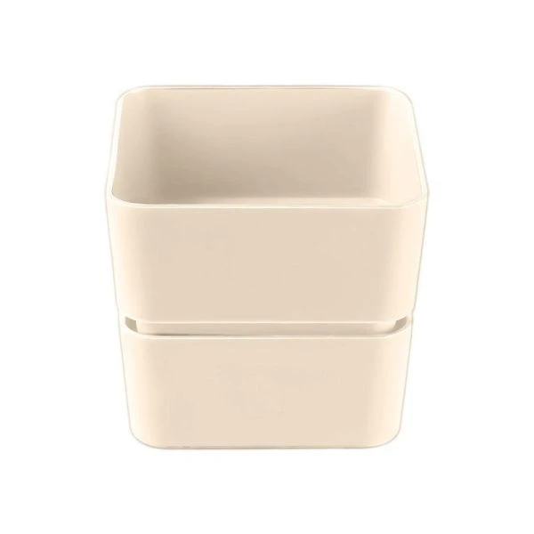 Кашпо 450мл 8,6*9,6*9,6см пластик ФИОРИ кремовый (24) Кашпо 450мл 8,6*9,6*9,6см пластик ФИОРИ кремовый (24)