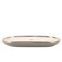 Блюдо 30*16,3*3см фарфор Royal line. Gray овальное (4/24)