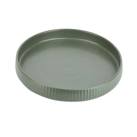 Блюдо 24,5*3,5см фарфор Scandi. Green Olive круглое (18)