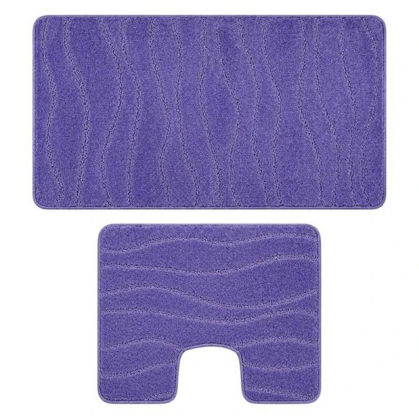 Набор ковриков в ванную 2пр 50*80/40*50 полипропилен MAXIMUS 10609 D.LILAC 2539