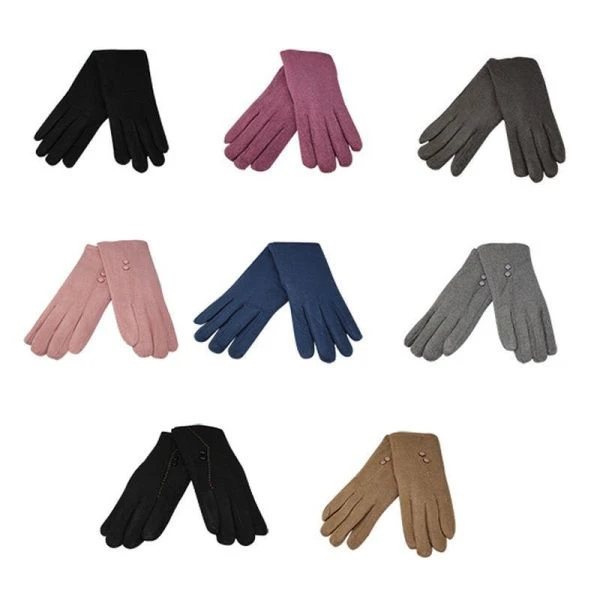 Перчатки женские цветные HengLi