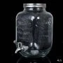 Банка для лимонада 4л стекло 1898-4000 (12)