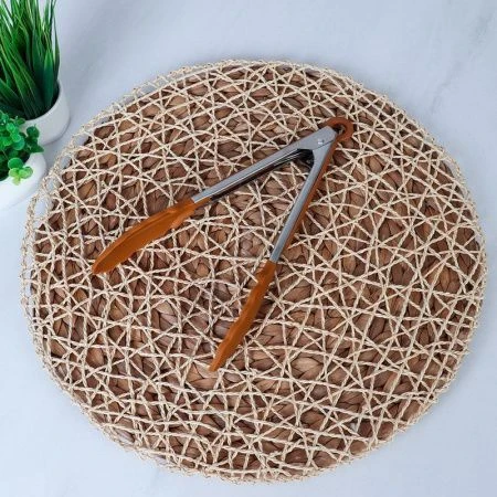 Щипцы кулинарные 26см 26,5*25*3см металл/силикон QT-S821 (200)