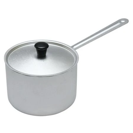 Ковш 1л алюминий цилиндрическая с мет.крышкой с мет.ручкой (12)