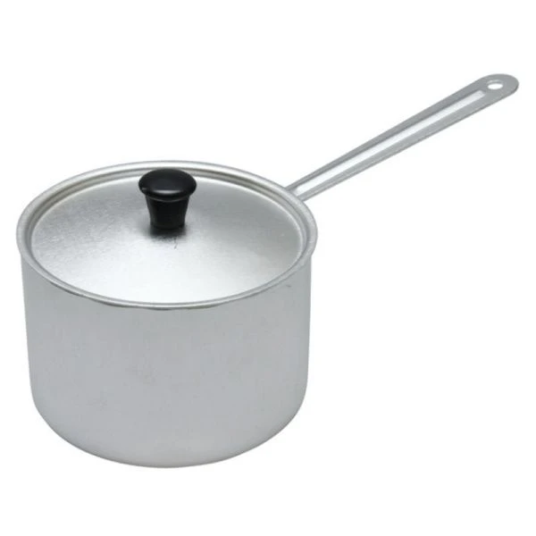 Ковш 1л алюминий цилиндрическая с мет.крышкой с мет.ручкой (12)