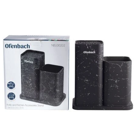 Подставка для ножей с наполнителем 21,5*13,2*23см пластик (6)