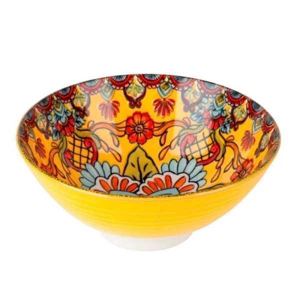 Салатник 1200мл 20,5см фарфор Arabesque желтый (24) Салатник 1200мл 20,5см фарфор Arabesque желтый (24)