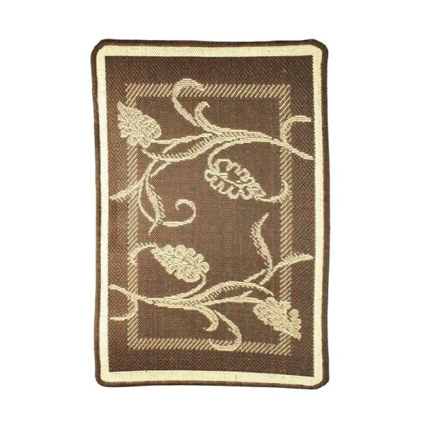 Циновка 50*80см полипропилен/хлопок ЭКО ЛЮКС шоколад (10)