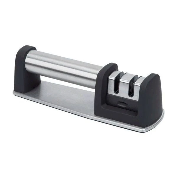 Ножеточка настольная двухзонная пластик/нерж.сталь COOLINAR (24/48) Ножеточка настольная двухзонная пластик/нерж.сталь COOLINAR (24/48)