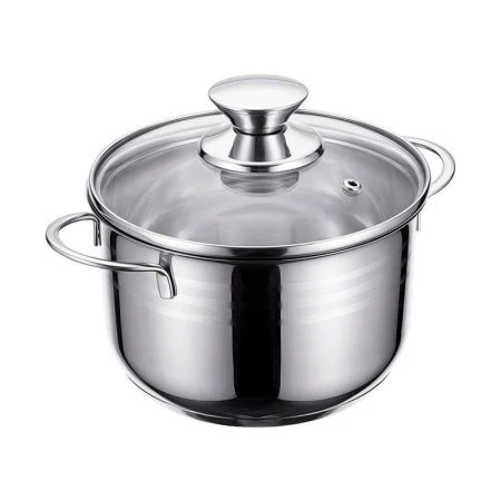 Кастрюля 2л нерж.сталь Bimbo со стекл.крышкой (8)