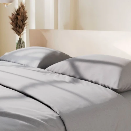 КПБ 2сп поплин 100%хлопок Этель (пр.200*220, под.175*215, нав.50*70*2, рис. Silver garden) 125г/м2