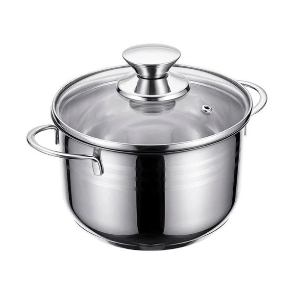 Кастрюля 2л нерж.сталь Bimbo со стекл.крышкой (8)