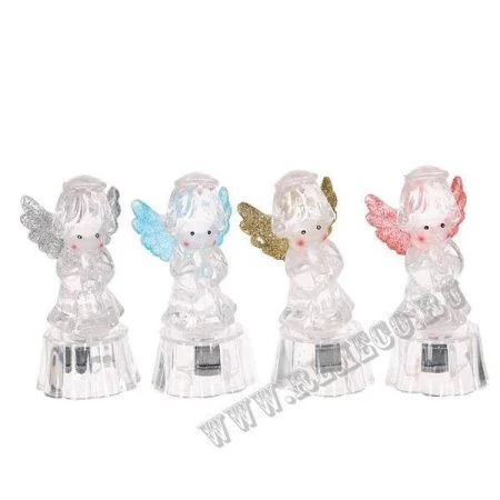 яяяФигурка Ангел с подсветкой, H 9см, 4 в.