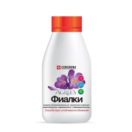 Удобрение жидкое органоминеральное 250мл Фиалки (20)