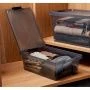 Контейнер для хранения 7,5л пластик ХЕНДИ черный прозрачный (17)
