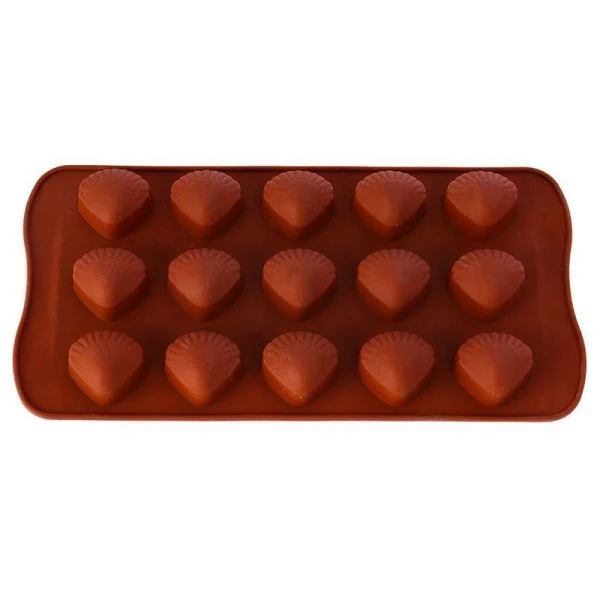 Форма для льда и конфет 20*11см силикон Ракушки R-110 (120)