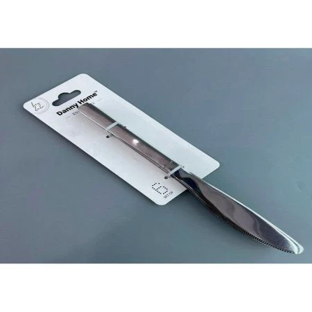 Ножи столовые набор 6шт 22,5см 3,8мм 55г нерж.сталь Basic Steel DZ100-1/JC-18318 (25/100)