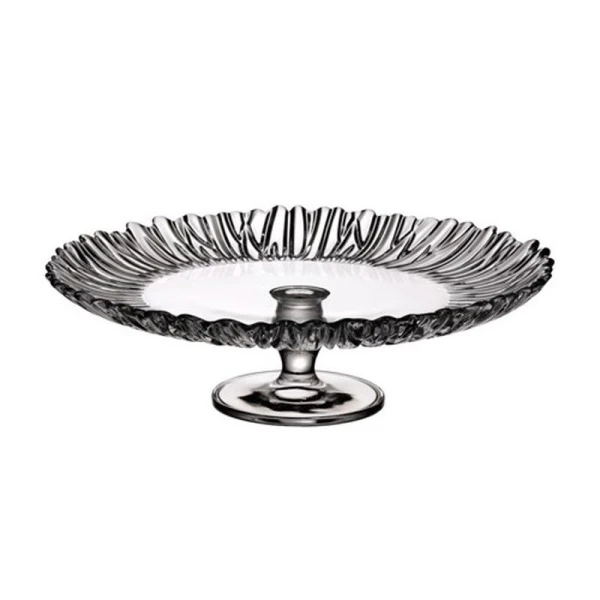 Блюдо 20,5см стекло АВРОРА на ножке (1)