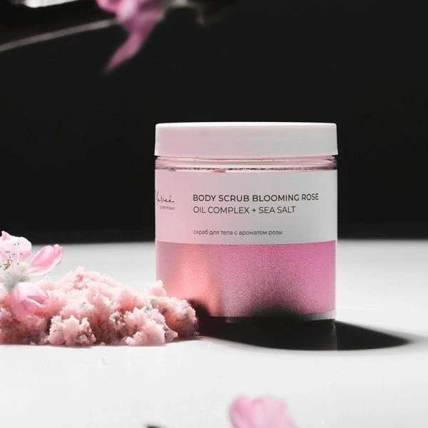 Скраб для тела 250мл Mariee la cosmetique Роза солевой MCC-cbs3 (8)