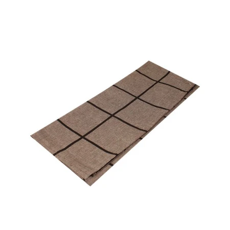 Полотенце кухонное 45*70см лён КВАДРАТ КОРИЧНЕВЫЙ с каймой LeSonnet арт. 2 ВЫВОД