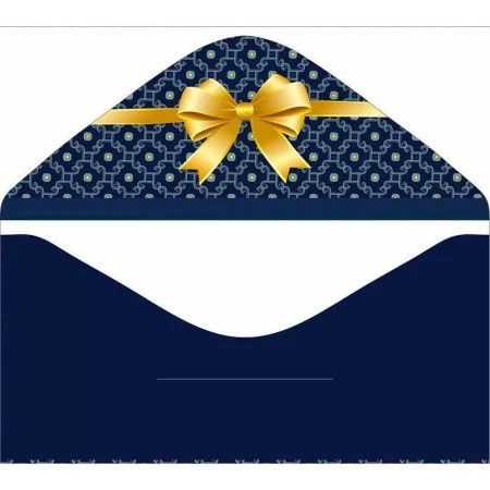 Конверт для денег 16,8*8,4см без надписи (10)