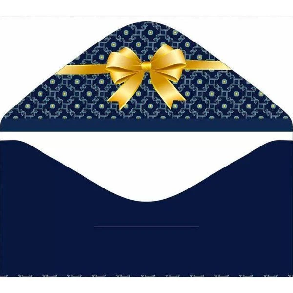 Конверт для денег 16,8*8,4см без надписи (10)