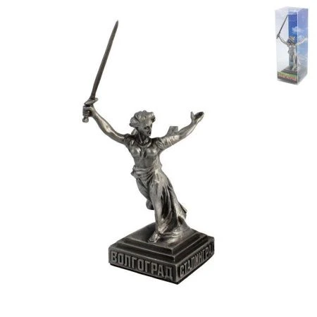 Статуэтка РОДИНА-МАТЬ 13см металл античное олово 006-010-80-12-ATN (1)