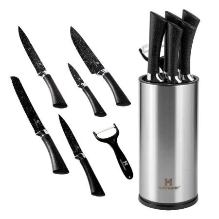 Набор ножей 7пр., черные