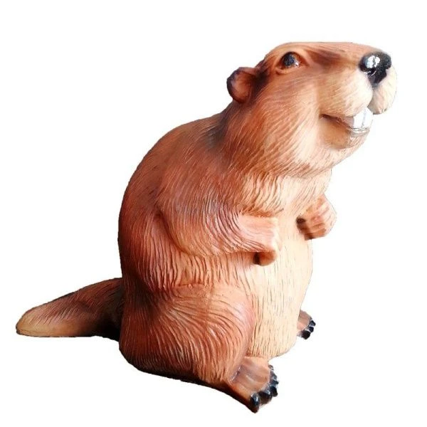 Фигура садовая БОБЕР большой 43*37см полистоун