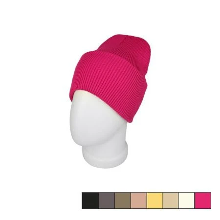 Шапка женская однотонная