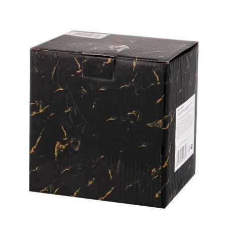 Банка для сыпучих продуктов 600мл 13,5*7,5см фарфор Fantasy с дер.крышкой черная (24)