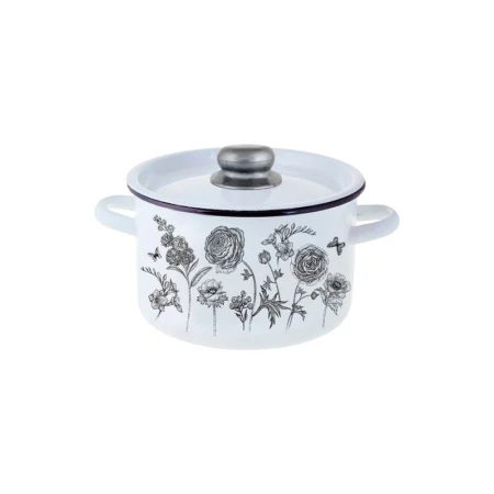 Кастрюля 2,9л эмаль Je t’aime цилиндрическая ТМ Appetite 1с16с/1 (6)