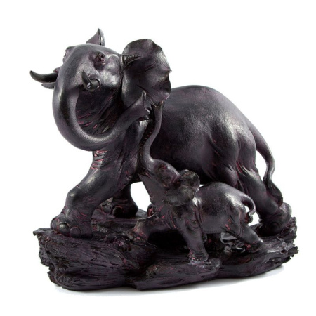 яяяФигурка Слоны полистоун 27*16*23см (4)