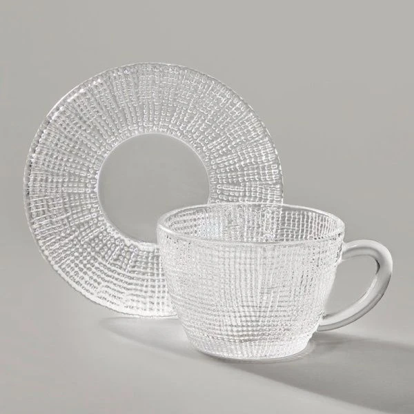 Чайный набор 2пр стекло TEMPO на 1 персону 350мл (12) Чайный набор 2пр стекло TEMPO на 1 персону 350мл (12)