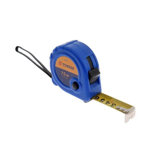 Рулетка металл/пластик 7,5м 25мм, 3 фиксатора TUNDRA (6) Рулетка металл/пластик 7,5м 25мм, 3 фиксатора TUNDRA (6)