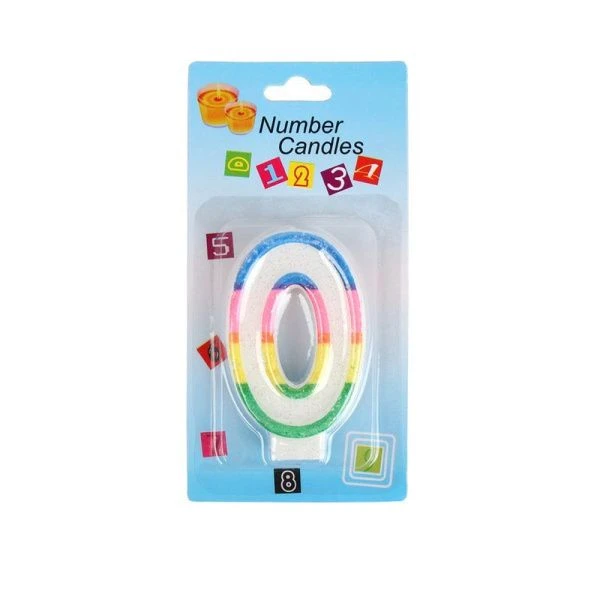 Свеча в торт парафин Цифра 0 KL-1 (12/900) Свеча в торт парафин Цифра 0 KL-1 (12/900)