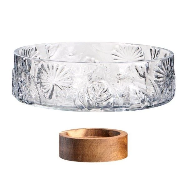 Фруктовница 21*9см 1,5л стекло FLORA (4) Фруктовница 21*9см 1,5л стекло FLORA (4)