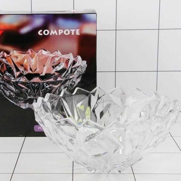 Фруктовница 24*11см стекло Quartz YJP-7041-2 (12) Фруктовница 24*11см стекло Quartz YJP-7041-2 (12)