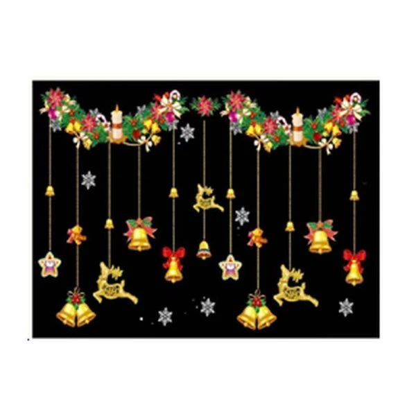 Наклейка новогодняя бумага/пластик 65*45см Новый год 610-268 (12/240) Наклейка новогодняя бумага/пластик 65*45см Новый год 610-268 (12/240)