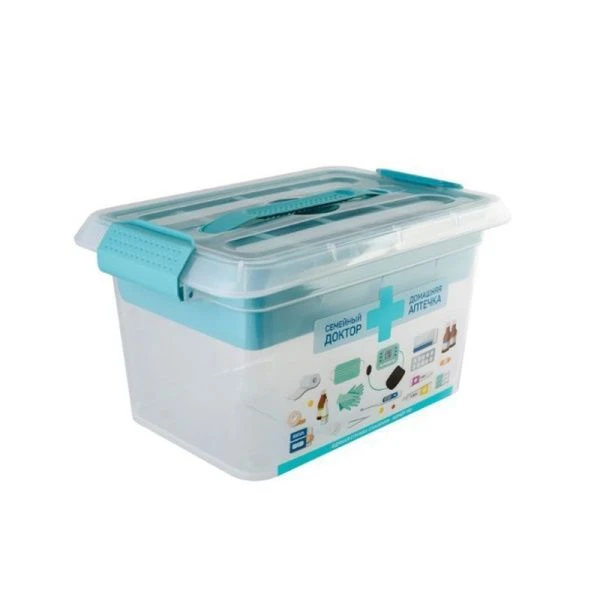 Контейнер для аптечки 6л 300*193*170мм пластик SMARTBOX М с вкладышем (6) Контейнер для аптечки 6л 300*193*170мм пластик SMARTBOX М с вкладышем (6)
