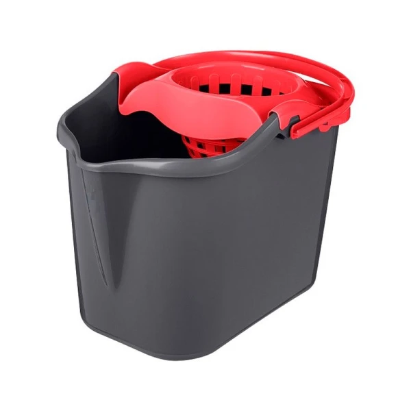 Ведро с отжимом 13л пластик Rimo красный прямоугольное (6) 221245306/03 Ведро с отжимом 13л пластик Rimo красный прямоугольное (6) 221245306/03