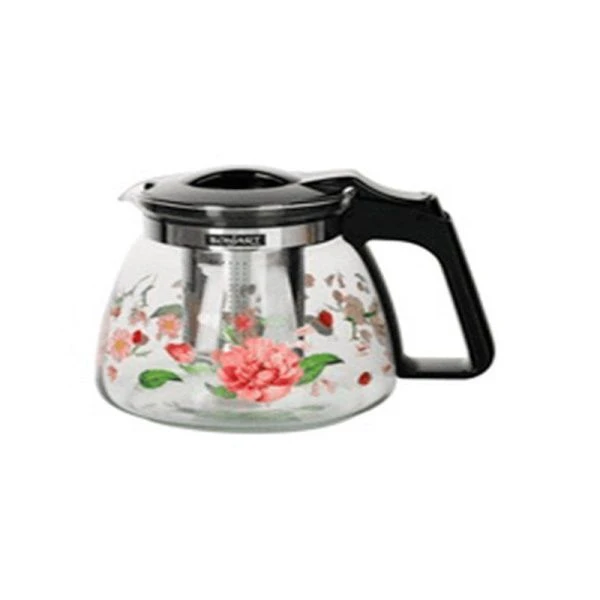 Чайник заварочный 900мл стекло с мет.ситом (24) Чайник заварочный 900мл стекло с мет.ситом (24)