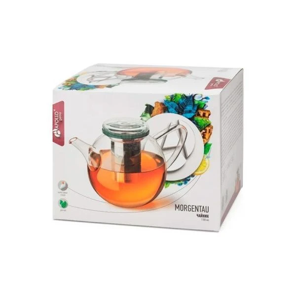 Чайник заварочный 1100мл стекло Morgentau с мет.ситом MRG-110 (8) Чайник заварочный 1100мл стекло Morgentau с мет.ситом MRG-110 (8)