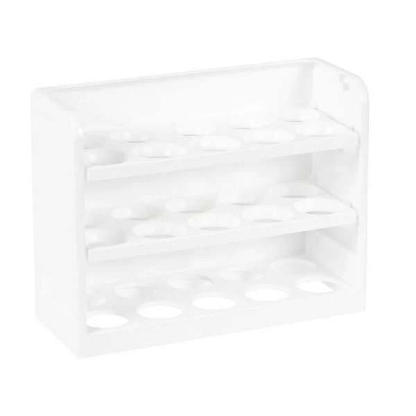 Подставка под яица в холодильник на 30шт 250*100*195мм пластик Белый (5) Подставка под яица в холодильник на 30шт 250*100*195мм пластик Белый (5)
