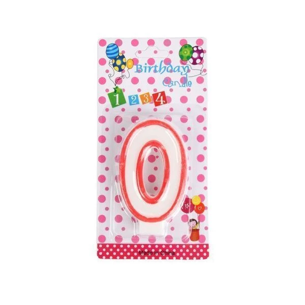 Свеча в торт парафин Цифра 0 KL-2 (12/900) Свеча в торт парафин Цифра 0 KL-2 (12/900)