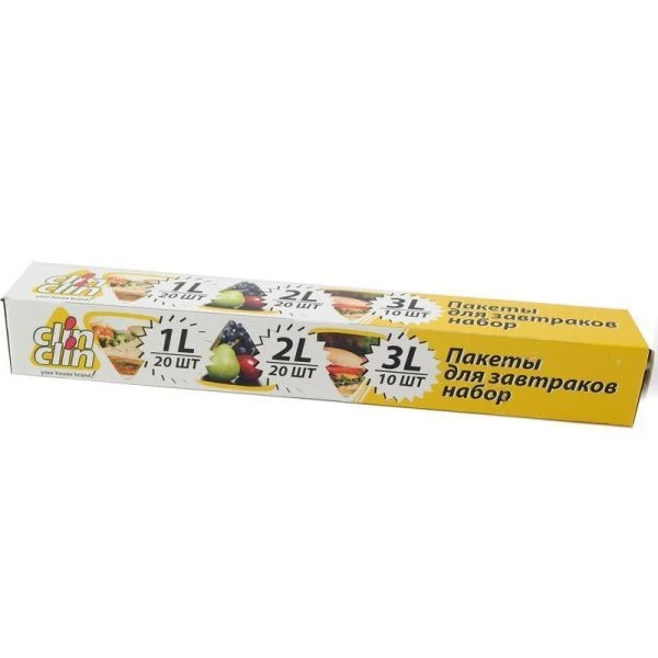 Пакеты для завтраков набор ПЭ 1L(20шт)+2L(20шт)+3L(10шт) полиэтилен (24) ВЫВОД Пакеты для завтраков набор ПЭ 1L(20шт)+2L(20шт)+3L(10шт) полиэтилен (24) ВЫВОД