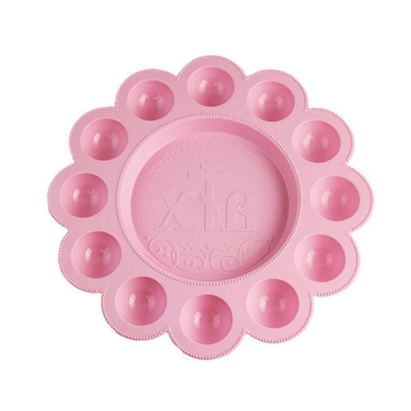 Подставка для яиц и кулича пластик (на 12шт.) №3 Пасхальная Бр.5.041 (50) Подставка для яиц и кулича пластик (на 12шт.) №3 Пасхальная Бр.5.041 (50)