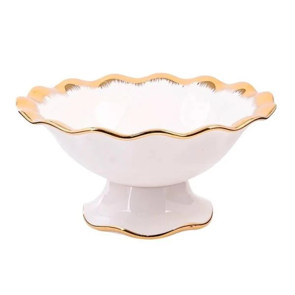 Фруктовница на ножке фарфор 2л 29*13,5см LR12163 (8) Фруктовница на ножке фарфор 2л 29*13,5см LR12163 (8)